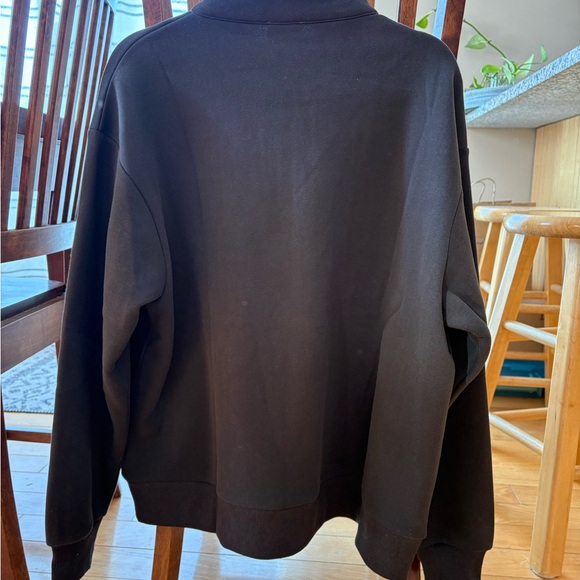 White Fox Boutique Shadow Grey Half-Zip Sweatshirt. - Picture 3 of 8